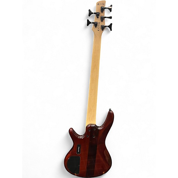 Used Ibanez GSR205 5 String 2 Tone Sunburst Electric Bass Guitar