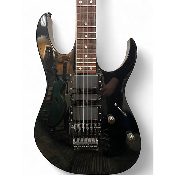Used Ibanez RG570 Black Solid Body Electric Guitar