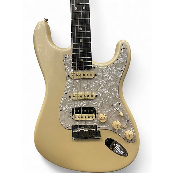 Used 2017 Fender American Elite Stratocaster HSS Shawbucker Olympic Pearl Solid Body Electric Guitar