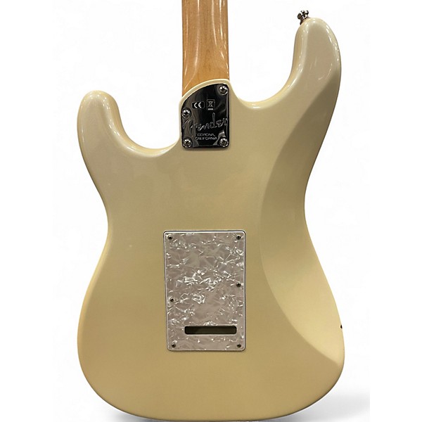 Used 2017 Fender American Elite Stratocaster HSS Shawbucker Olympic Pearl Solid Body Electric Guitar