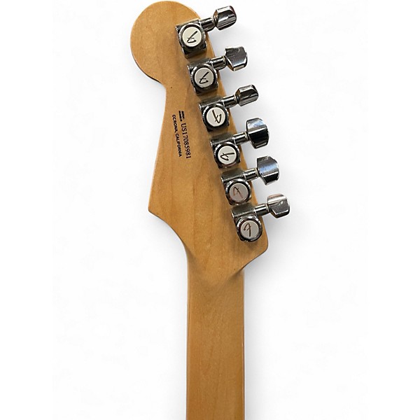 Used 2017 Fender American Elite Stratocaster HSS Shawbucker Olympic Pearl Solid Body Electric Guitar