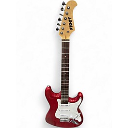 Used First S Type Red Solid Body Electric Guitar