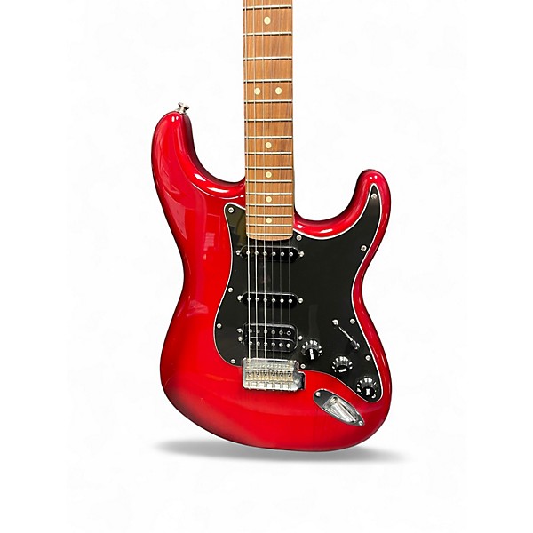 Used 2023 Fender Limited Edition Players Stratocaster HSS Candy Red Burst Solid Body Electric Guitar
