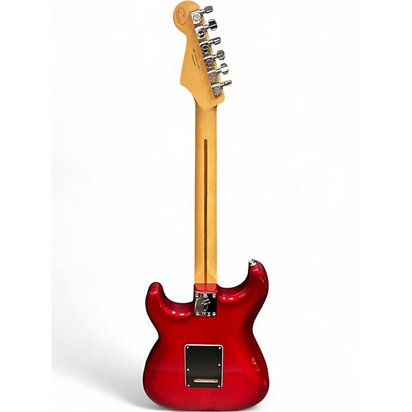 Used 2023 Fender Limited Edition Players Stratocaster HSS Candy Red Burst Solid Body Electric Guitar
