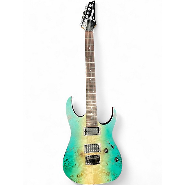 Used Ibanez RG421PB Caribbean Shoreline Solid Body Electric Guitar
