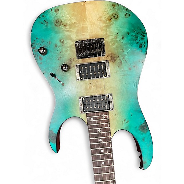 Used Ibanez RG421PB Caribbean Shoreline Solid Body Electric Guitar