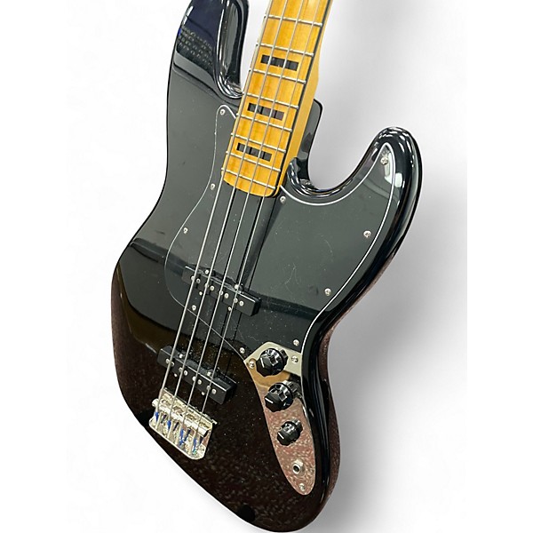 Used Squier Classic Vibe 70s Jazz Bass Black Electric Bass Guitar