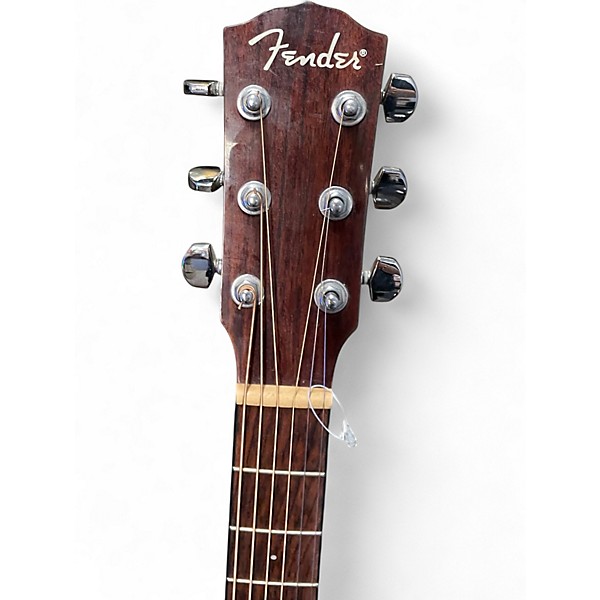Used Fender CD140S Dreadnought Natural Acoustic Guitar