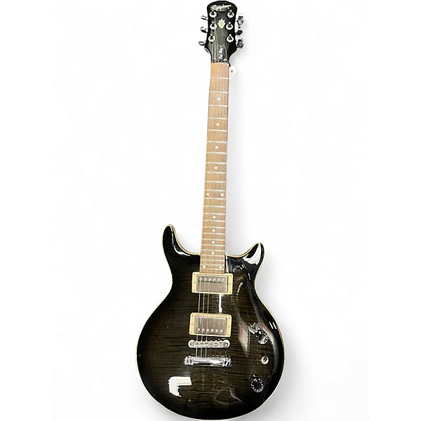 Used Epiphone Del Rey Trans Black Solid Body Electric Guitar