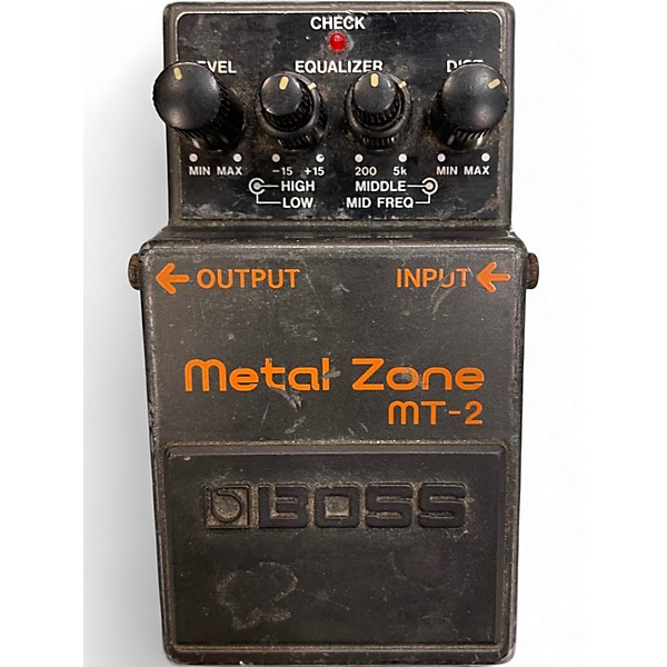 Used BOSS MT2 Metal Zone Distortion Effect Pedal