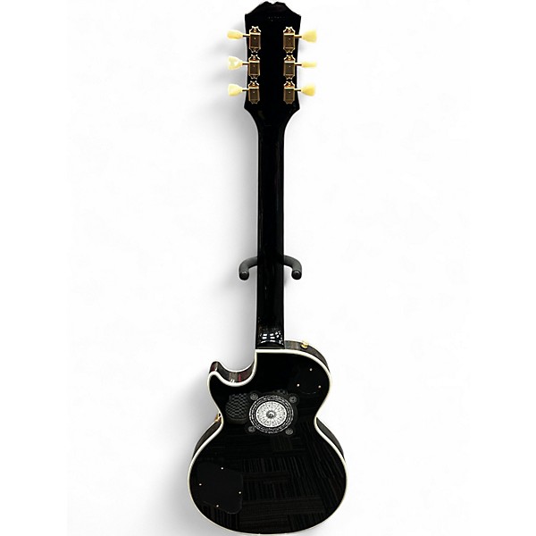 Used Epiphone Les Paul Custom P90 Ebony Solid Body Electric Guitar
