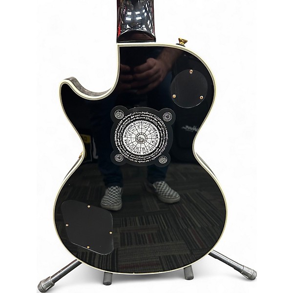 Used Epiphone Les Paul Custom P90 Ebony Solid Body Electric Guitar