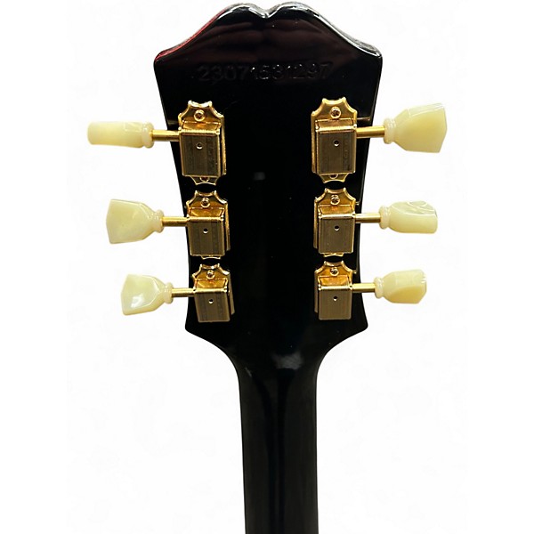 Used Epiphone Les Paul Custom P90 Ebony Solid Body Electric Guitar