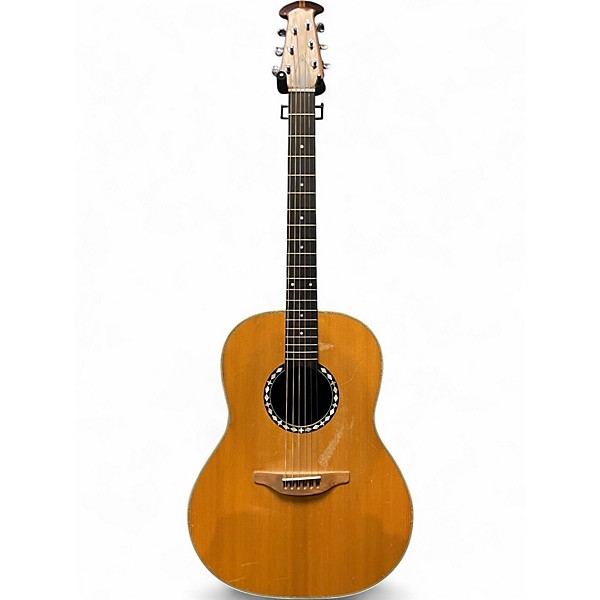 Used 1970s Ovation 1111-4 Natural Acoustic Guitar