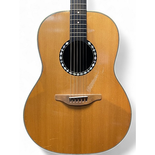 Used 1970s Ovation 1111-4 Natural Acoustic Guitar