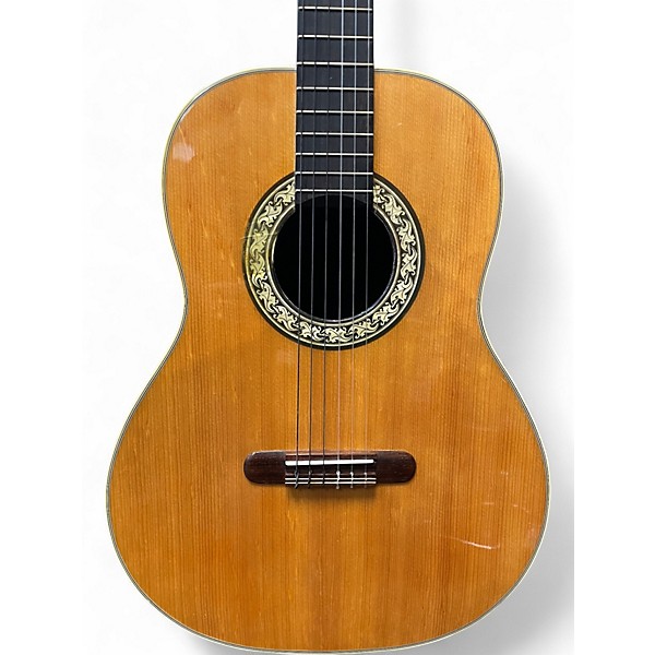 Vintage 1970s Ovation classic Natural Classical Acoustic Guitar