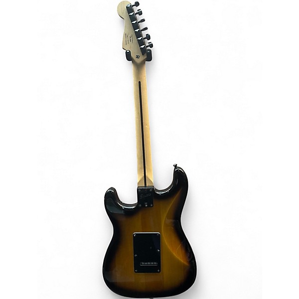 Used Squier Bullet Stratocaster HSS 2 Tone Sunburst Solid Body Electric Guitar