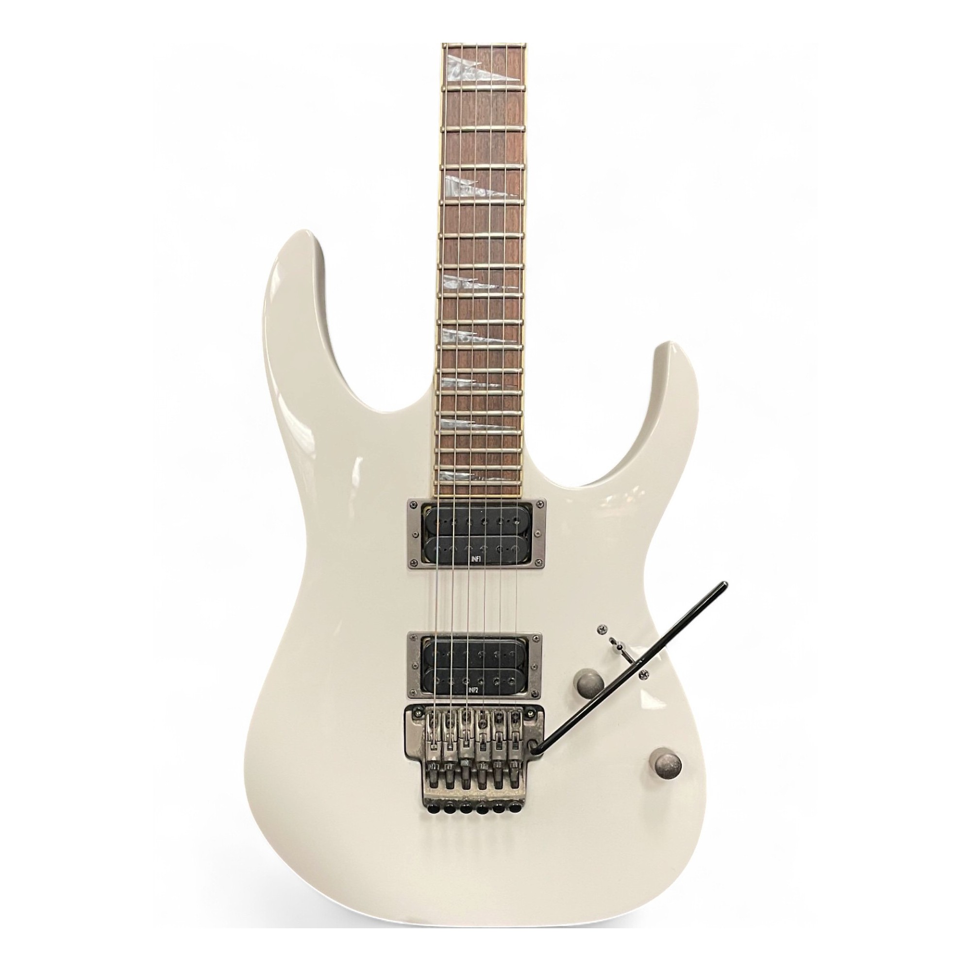 Used Ibanez RGT42DX WHITE Solid Body Electric Guitar WHITE