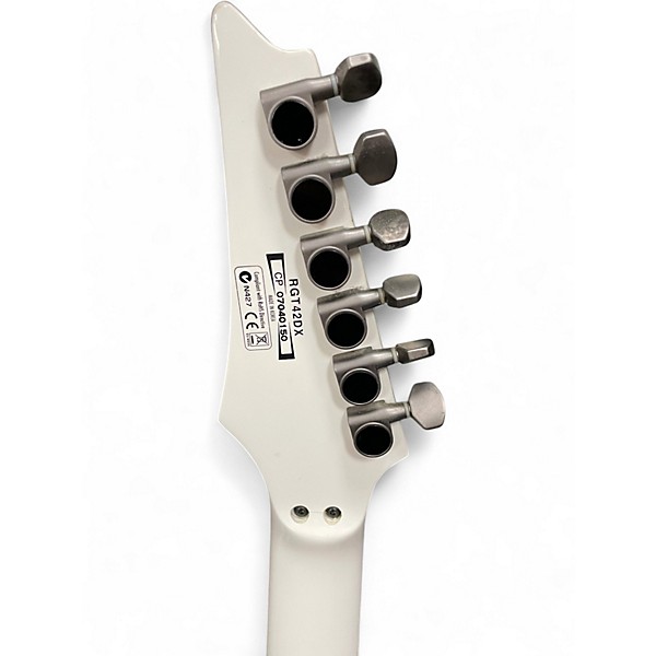 Used Ibanez RGT42DX WHITE Solid Body Electric Guitar