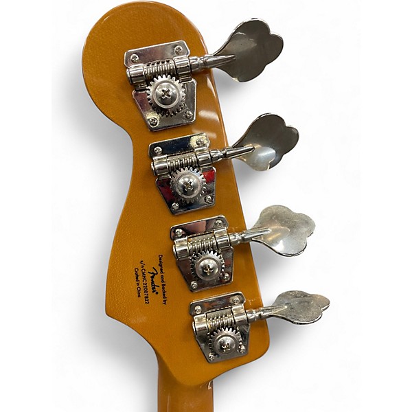 Used Squier CV JAZZ BASS Natural Electric Bass Guitar