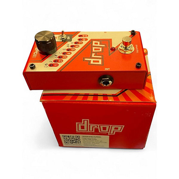 Used DigiTech The Drop Polyphonic Drop Tune Pitch-Shifter Effect Pedal