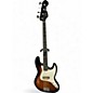 Used Fender Gold Foil Jazz Bass 2 Color Sunburst Electric Bass Guitar thumbnail