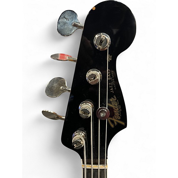 Used Fender Gold Foil Jazz Bass 2 Color Sunburst Electric Bass Guitar