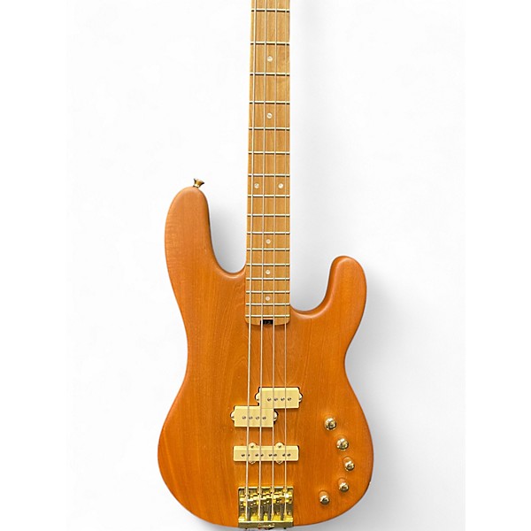 Used Charvel PM Bass SD PJ IV MAH Natural Mahogany Electric Bass Guitar