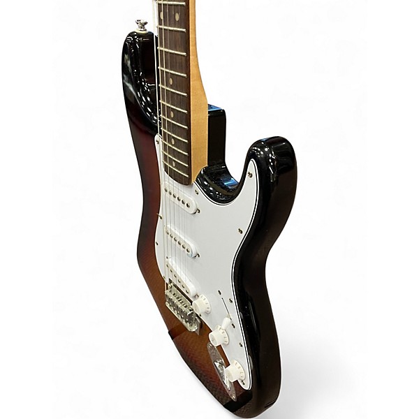 Used Squier Standard Stratocaster 2 Tone Sunburst Solid Body Electric Guitar