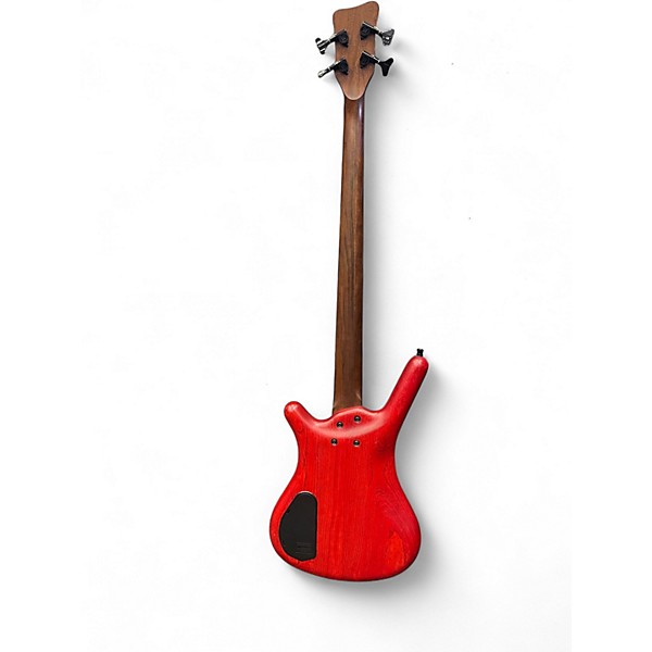 Used Warwick Corvette 4 String Red Electric Bass Guitar