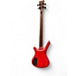 Used Warwick Corvette 4 String Red Electric Bass Guitar