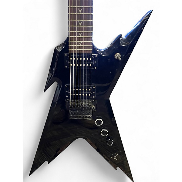 Used Dean Razorback 7 Dimebag 7-String Black Solid Body Electric Guitar
