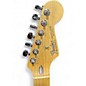Used Fender Standard Stratocaster Black and White Solid Body Electric Guitar