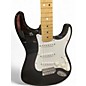 Used Fender Standard Stratocaster Black and White Solid Body Electric Guitar