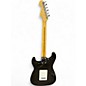Used Fender Standard Stratocaster Black and White Solid Body Electric Guitar