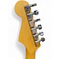 Used Fender Standard Stratocaster Black and White Solid Body Electric Guitar