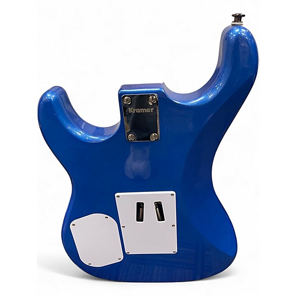 Used Kramer LACER SERIES Blue Solid Body Electric Guitar