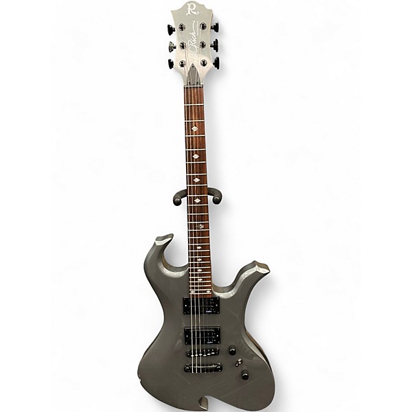 Used B.C. Rich WAVE SIGNITURE SPECIAL Silver Solid Body Electric Guitar