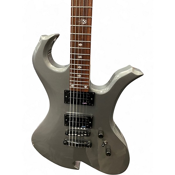 Used B.C. Rich WAVE SIGNITURE SPECIAL Silver Solid Body Electric Guitar