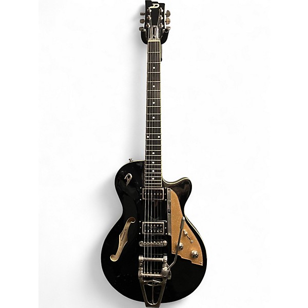 Used Duesenberg Starplayer TV Black Hollow Body Electric Guitar