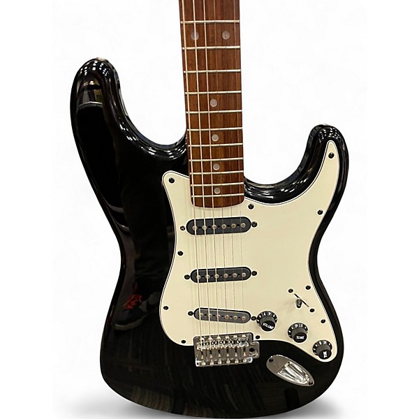Used Squier Affinity Stratocaster Black Solid Body Electric Guitar