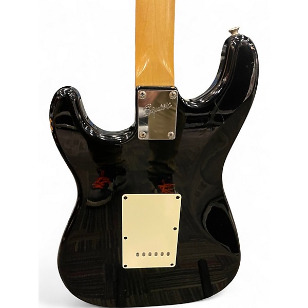 Used Squier Affinity Stratocaster Black Solid Body Electric Guitar