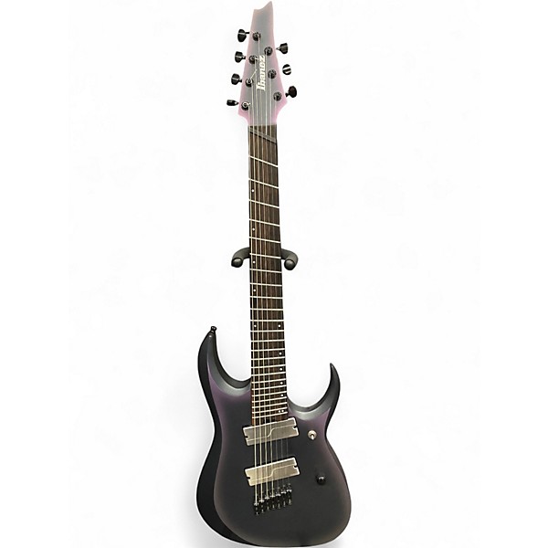 Used Ibanez RGA71AL Axion Label 7 String AURORA BURST Solid Body Electric Guitar