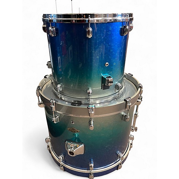 Used TAMA 4 Piece STARCLASSIC WALNUT BIRCH MOLTEN BLUE ICE FADE Drum Kit