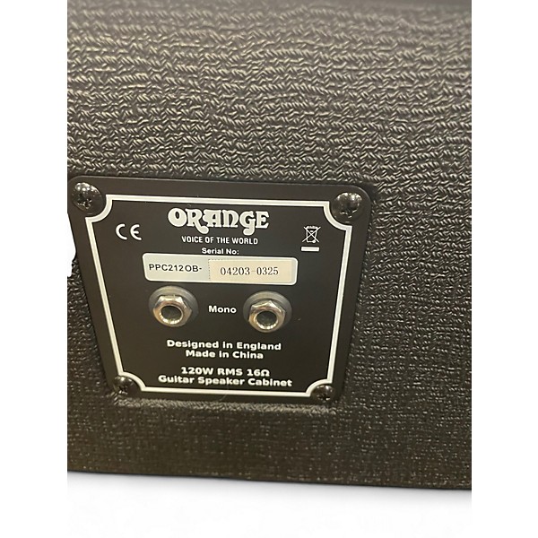 Used Orange Amplifiers PPC212OB 2x12 Open Back Guitar Cabinet