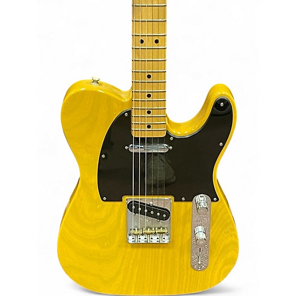 Used Fender SPECIAL EDITION DELUXE ASH TELECASTER Butterscotch Blonde Solid Body Electric Guitar