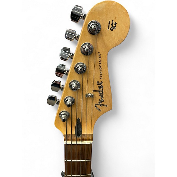 Used Fender Player Stratocaster Black Solid Body Electric Guitar