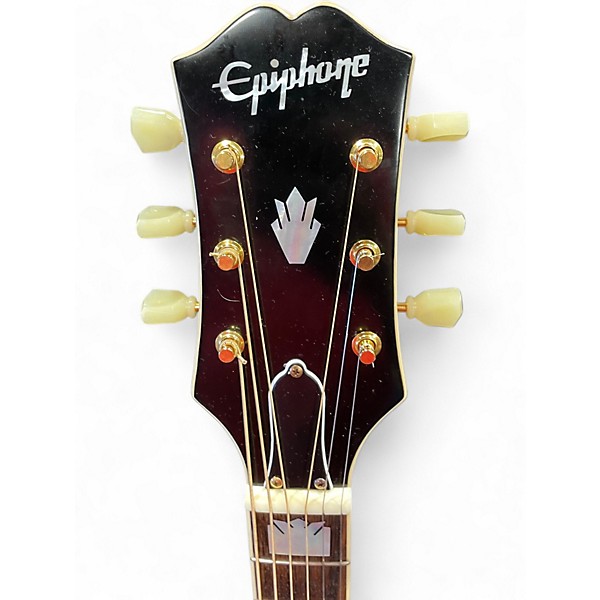 Used Epiphone J-200 Natural Acoustic Electric Guitar
