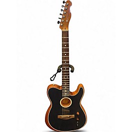 Used Fender Acoustasonic Player Telecaster BRUSHED BLACK Acoustic Electric Guitar