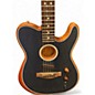 Used Fender Acoustasonic Player Telecaster BRUSHED BLACK Acoustic Electric Guitar